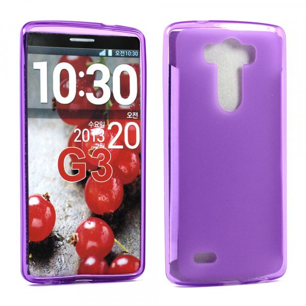 Wholesale LG G3 TPU Gel Case (Purple)